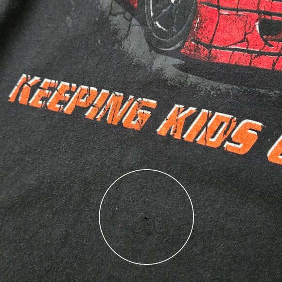 D.A.R.E. Racing No 83 Tee Shirt Men's Retro 80s 90s Retro Nascar Checkered L - Picture 4 of 4